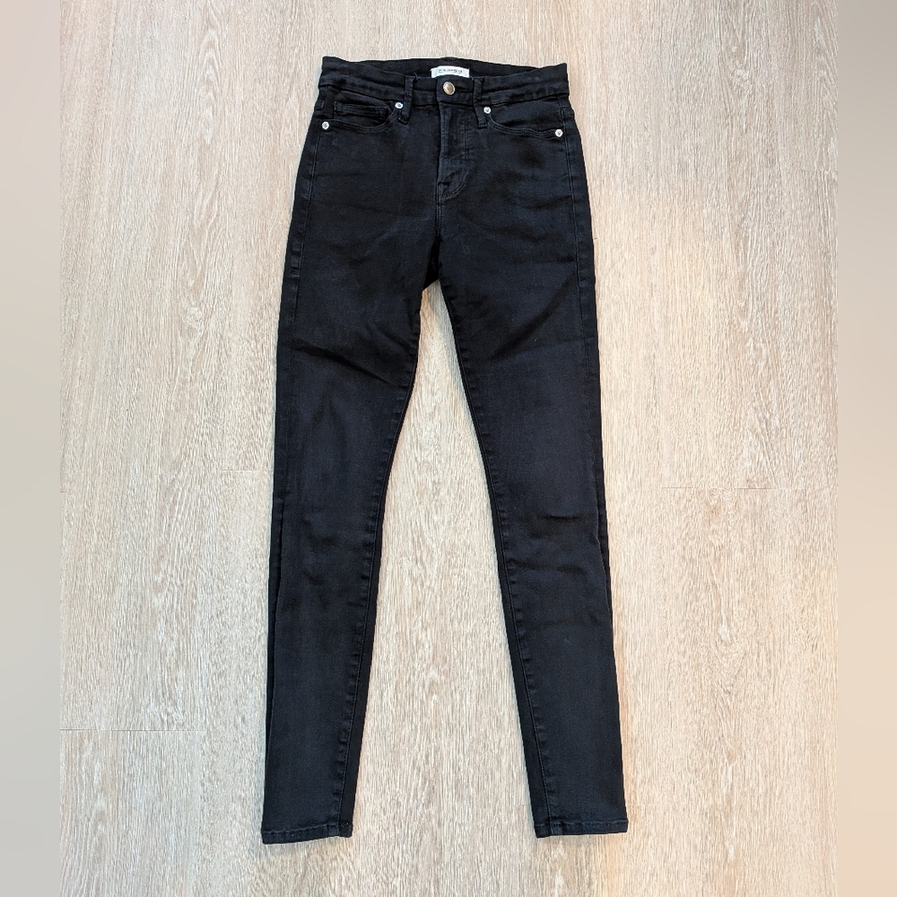 Good American Jeans Women's 4/27 Black Good Legs